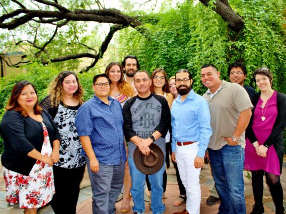 MAS graduate students posing for a photo.